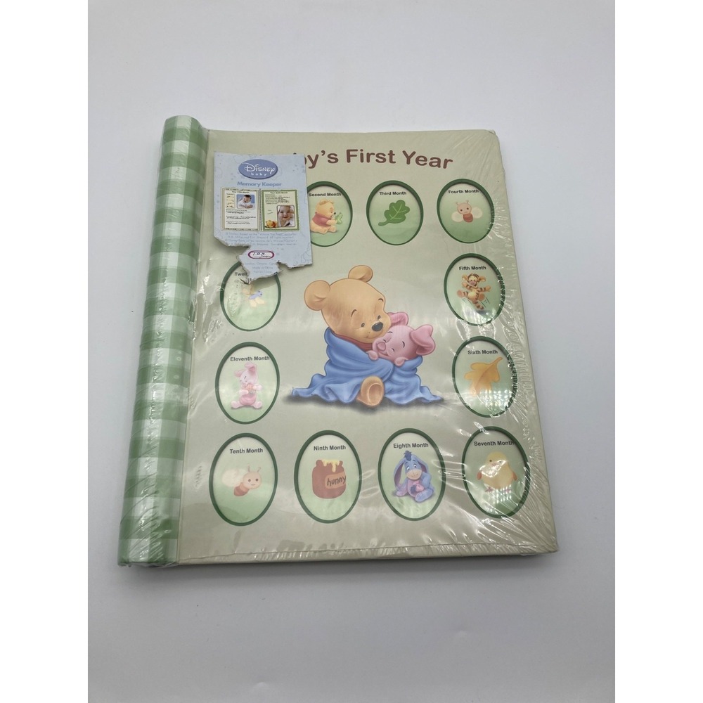 Disney Winnie the Pooh Baby's First Year Memory Keeper Baby Book - New
